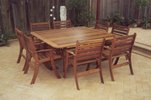 1.6m x 1.6m Table Laguna Chairs