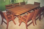 2.4m x 1m Table Laguna Chairs