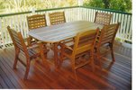 2m x 1m Table Laguna Chairs