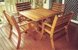 .900 x .900 Table 4 Laguna Chairs